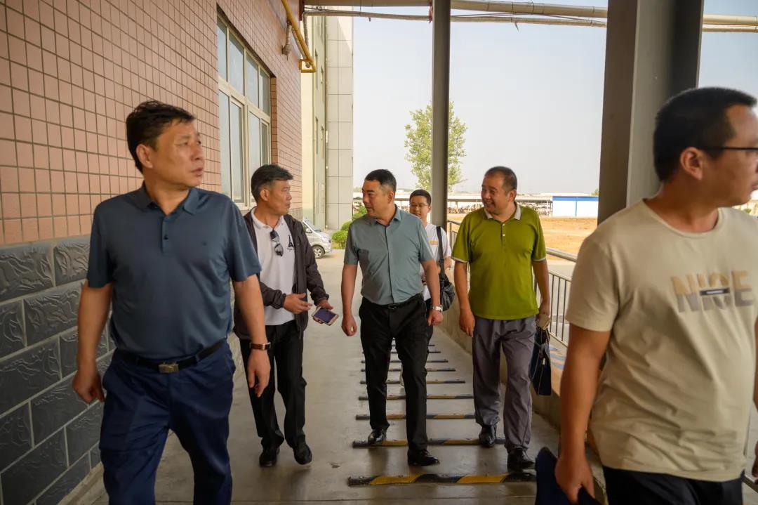 宜阳县市场监视治理局孙治平副局长一行莅临利来国国际最给力的老牌食物开展“食物生产日常监视检查”现场教学活动_利来国国际最给力的老牌